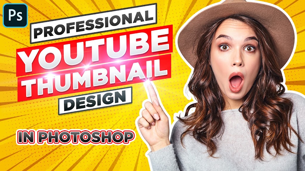 Professional Youtube Thumbnail Design in Photoshop