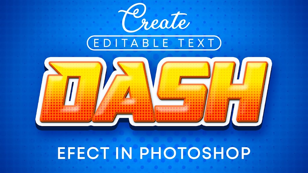 Create Professional Text Effect in Photoshop. Fee download Template